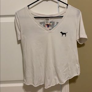 White tee shirt from PINK